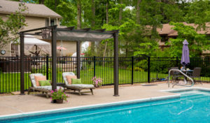 aluminum pool fence