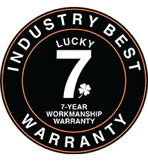 7 Year Workmanship Warranty